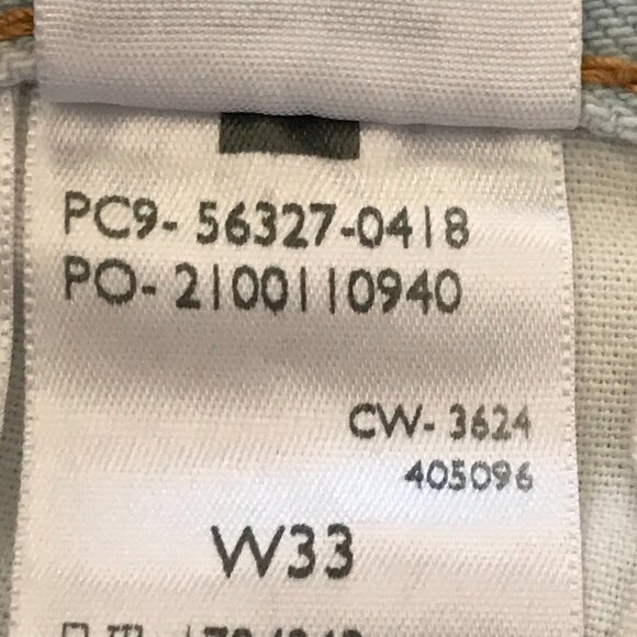 Levi's 501 Denim Cut-Off Shorts Women 33 Blue High Rise Distressed Button Fly - Picture 4 of 12